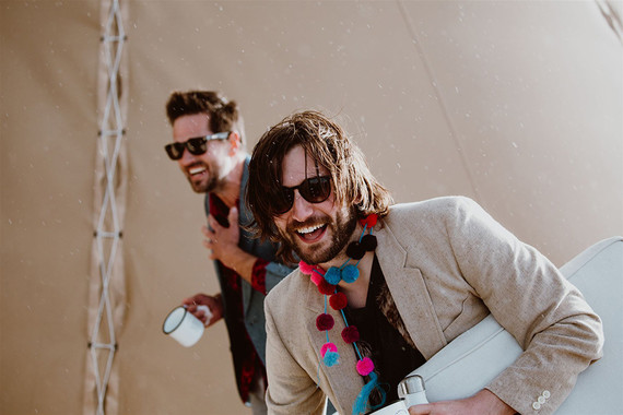 A unique adventurous glamping wedding at Black Rock