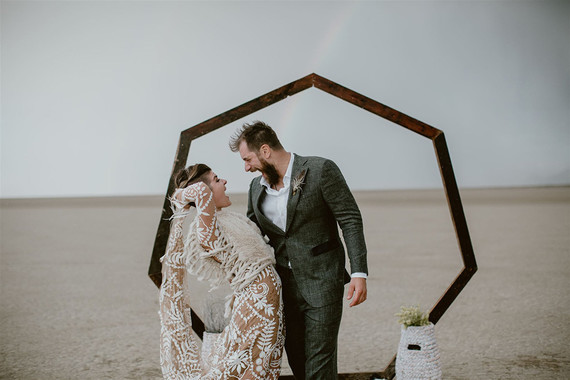 A unique adventurous glamping wedding at Black Rock