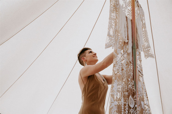 A unique adventurous glamping wedding at Black Rock