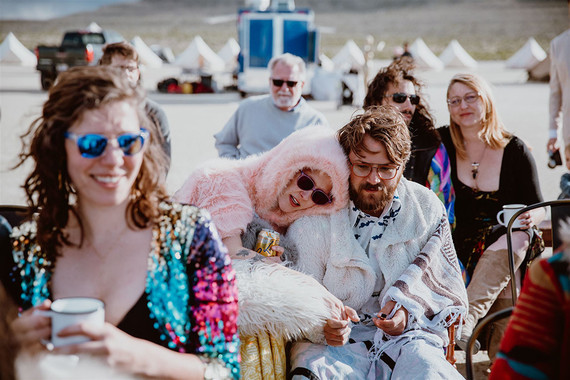 A unique adventurous glamping wedding at Black Rock