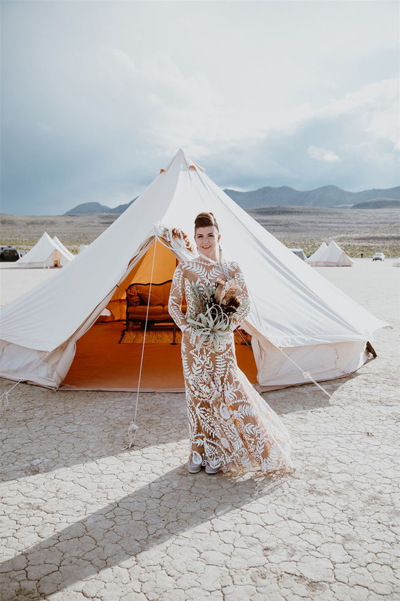 A unique adventurous glamping wedding at Black Rock
