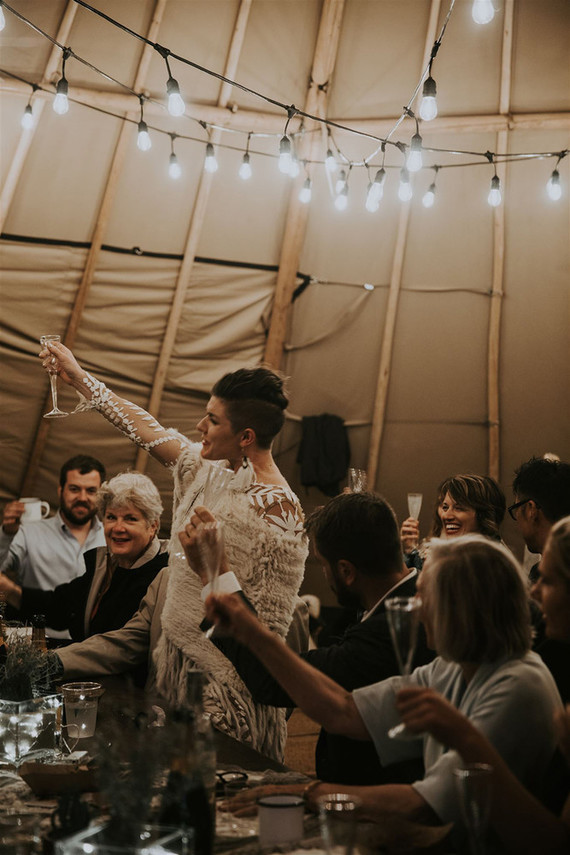 A unique adventurous glamping wedding at Black Rock