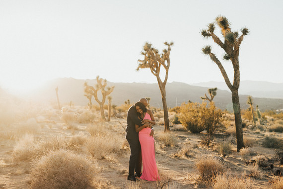Formal desert engagement shoot
