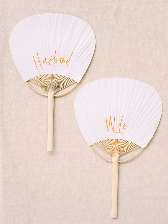 Wedding fans Inspiration