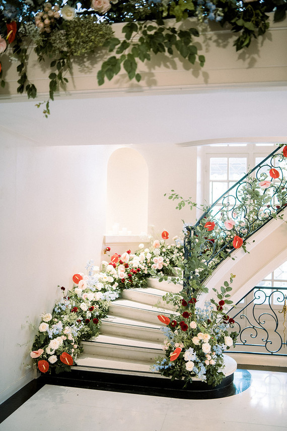 Floral staircase