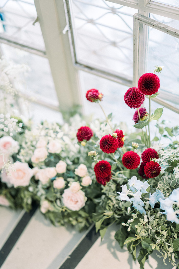 Floral staircase