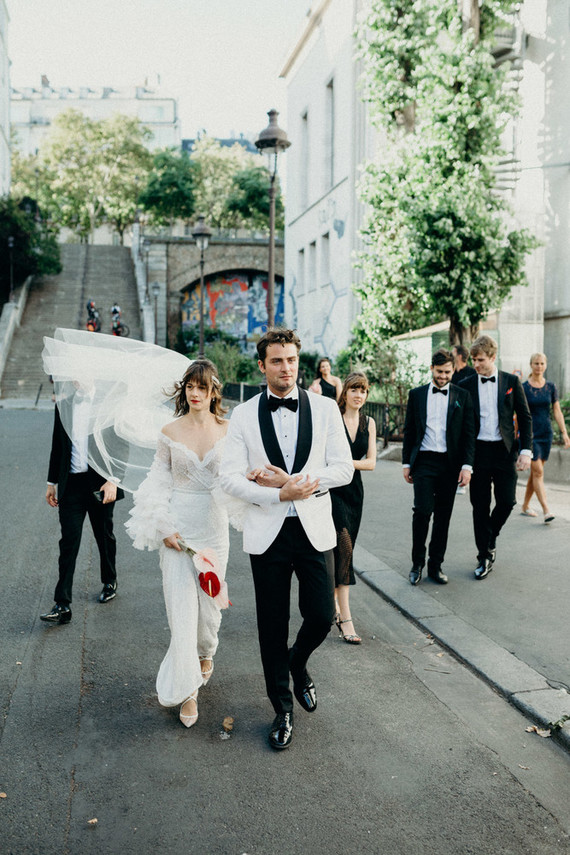 Elegant Paris destination wedding at a historic venue