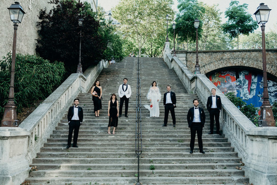 Elegant Paris destination wedding at a historic venue