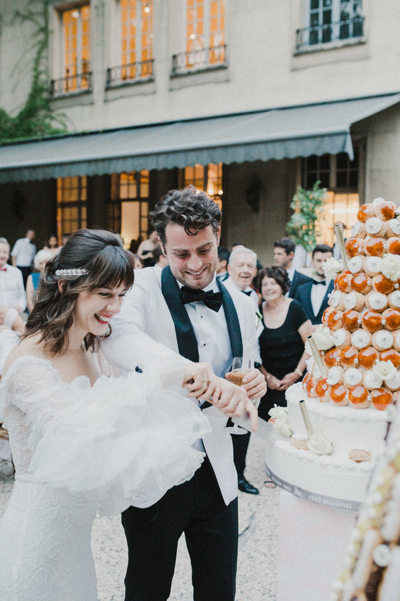 Elegant Paris destination wedding at a historic venue