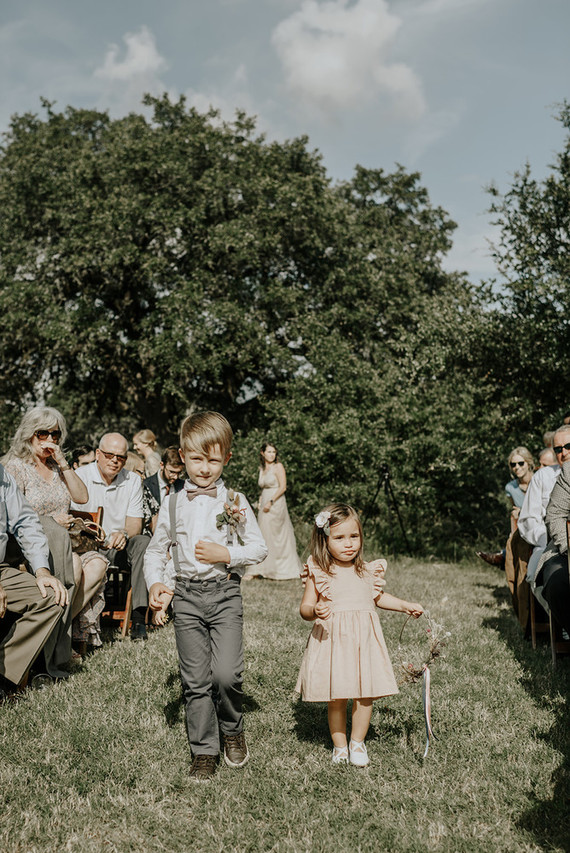 Flower girls and ring bearers