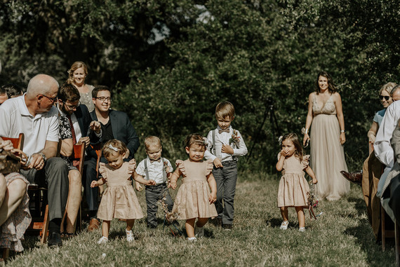 Flower girls and ring bearers