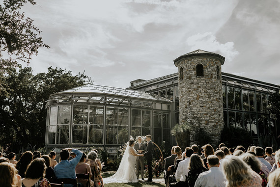 Romantic Austin greenhouse wedding