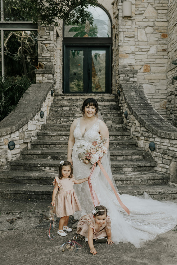 Romantic Austin greenhouse wedding