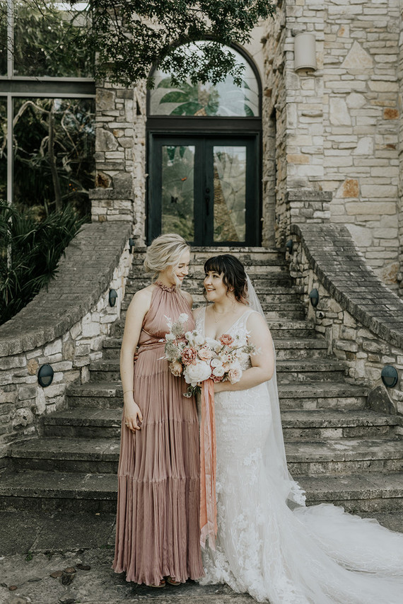 Romantic Austin greenhouse wedding