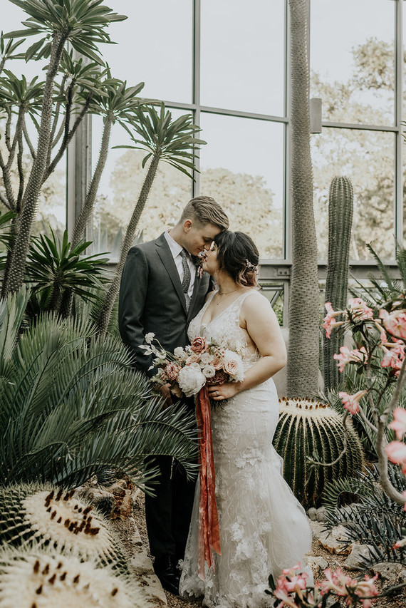 Romantic Austin greenhouse wedding