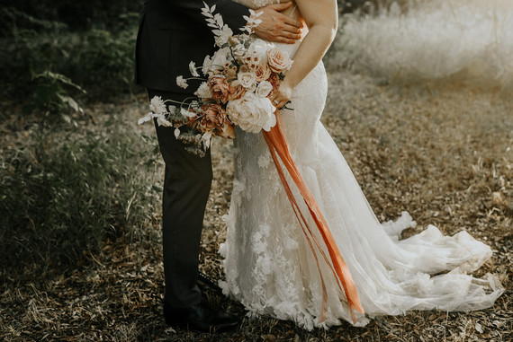 Soft romantic bridal bouquet