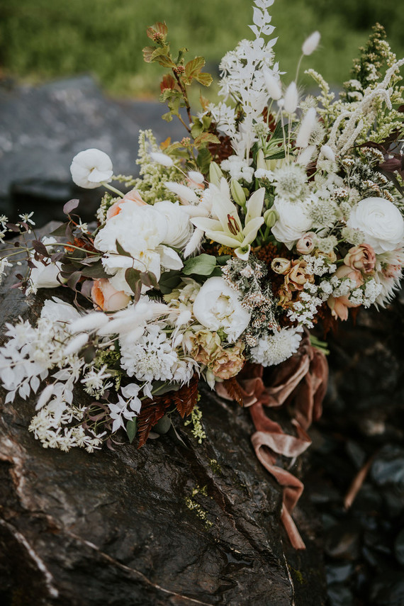 White wedding bouquet