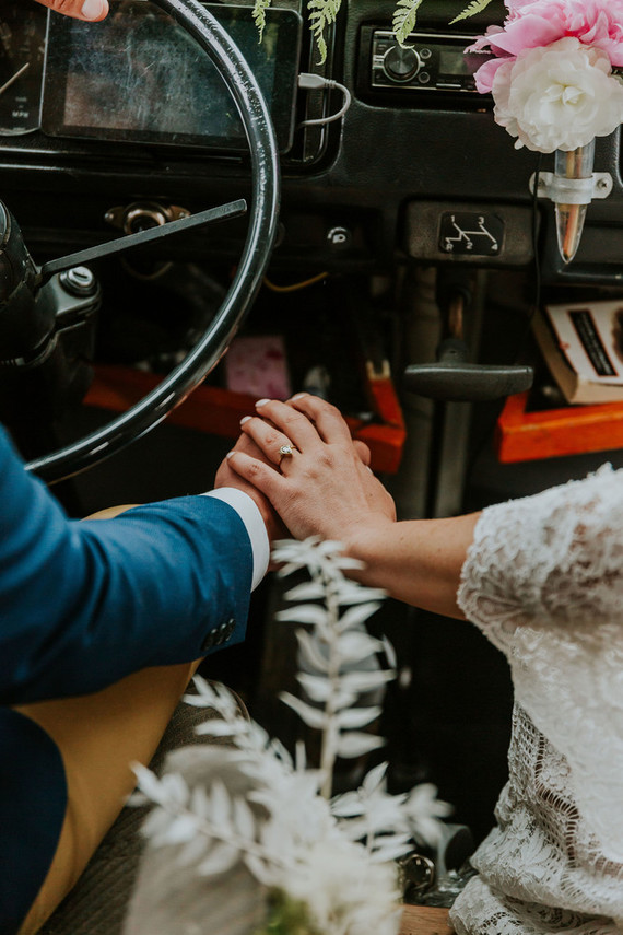 The Bus & Us wedding