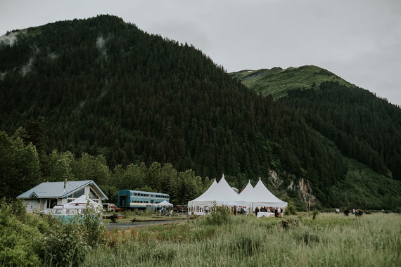 Rainy day Alaska wedding for The Bus & Us Inspiration