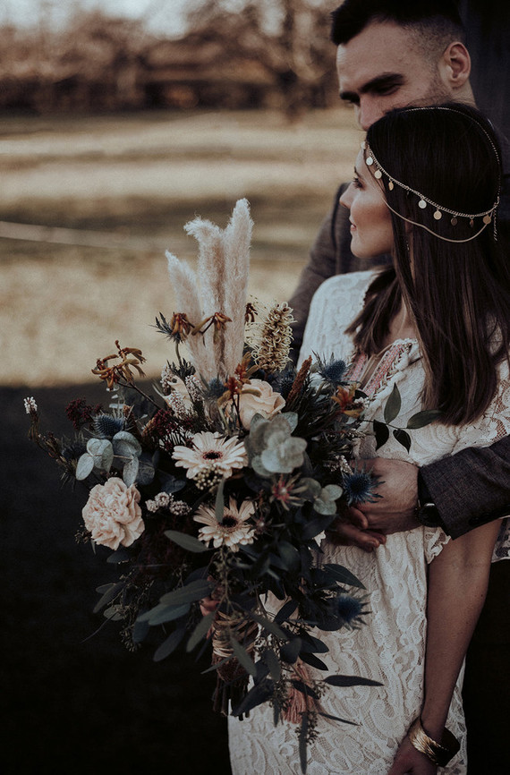 Boho bridal bouquet