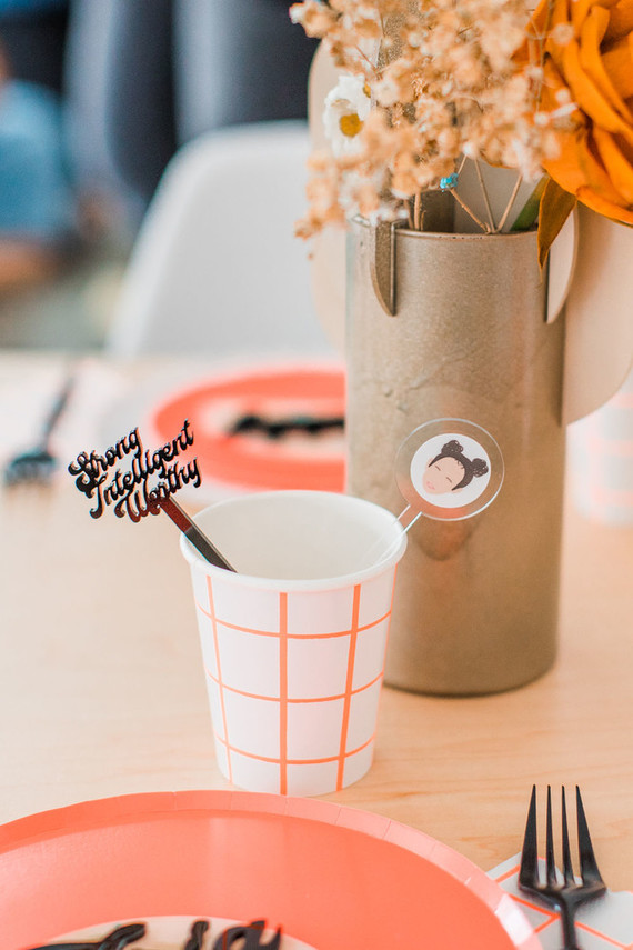 Strong women inspired girlâ€™s birthday party Inspiration