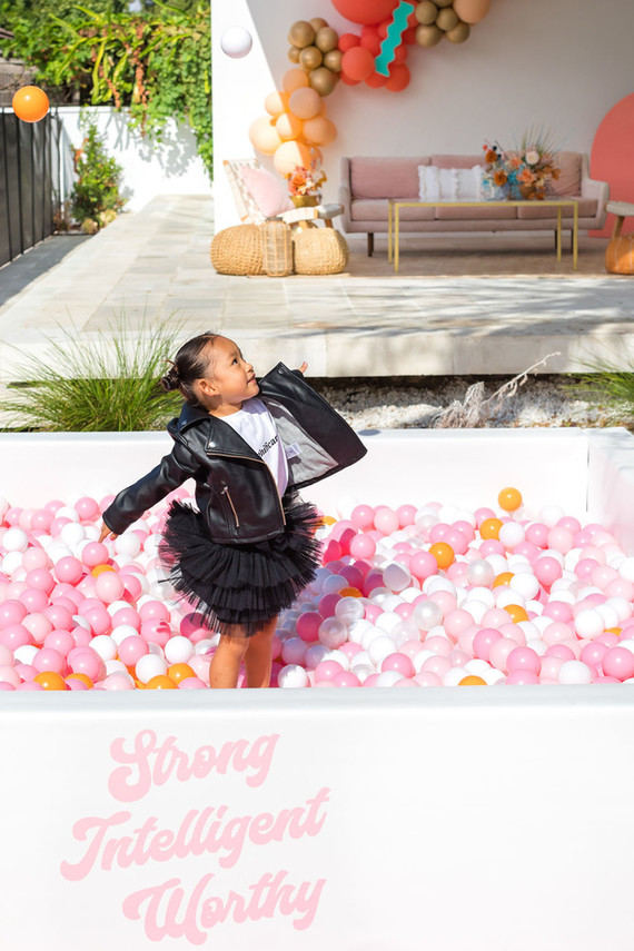 Strong women inspired girlâ€™s birthday party