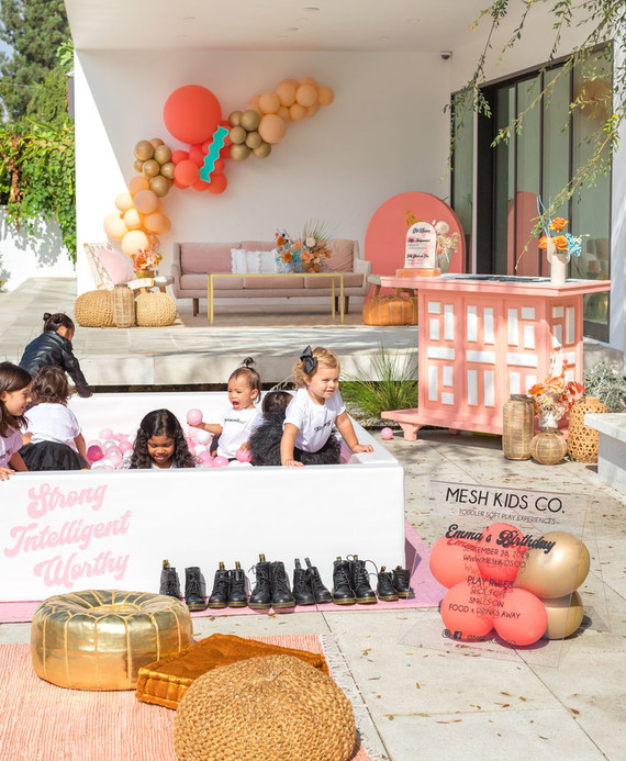 Strong women inspired girlâ€™s birthday party