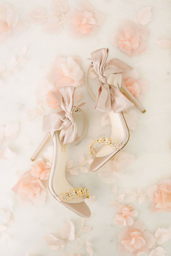 Blush bridal fashion