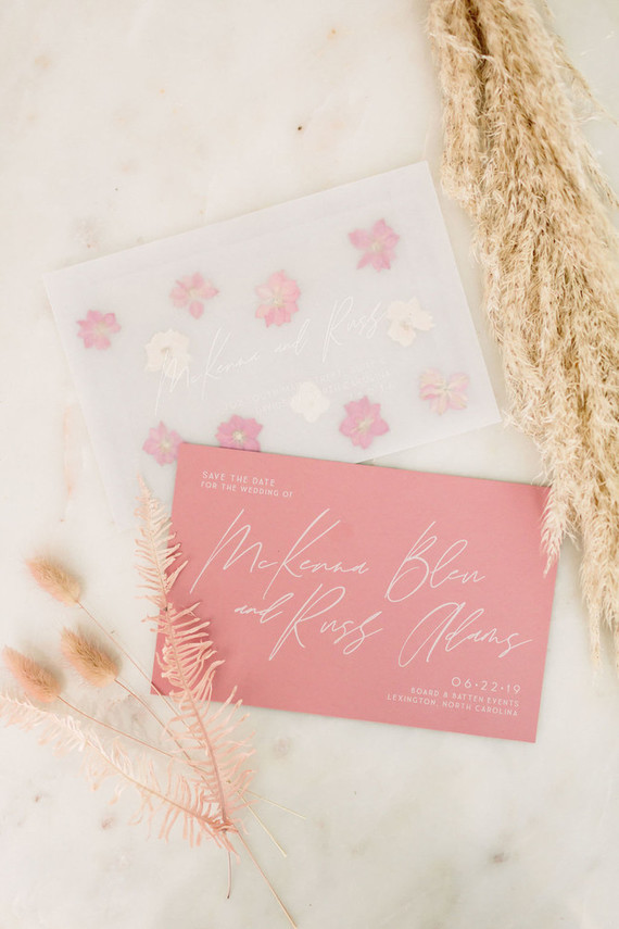 Blush wedding