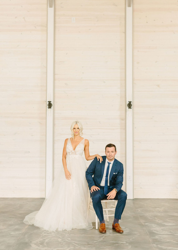 McKenna Bleu’s blush + white North Carolina wedding