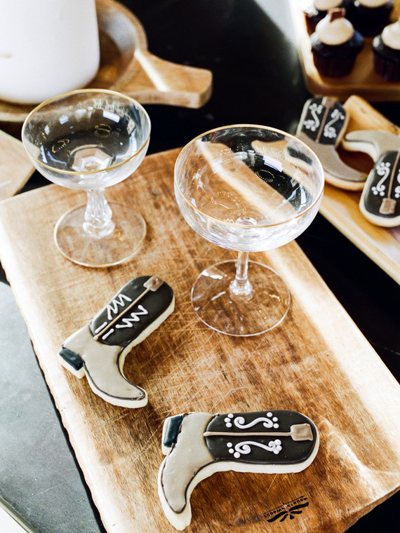 Cowboy boot cookies