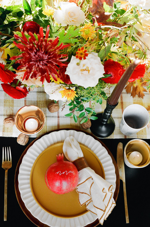 Fall place setting ideas