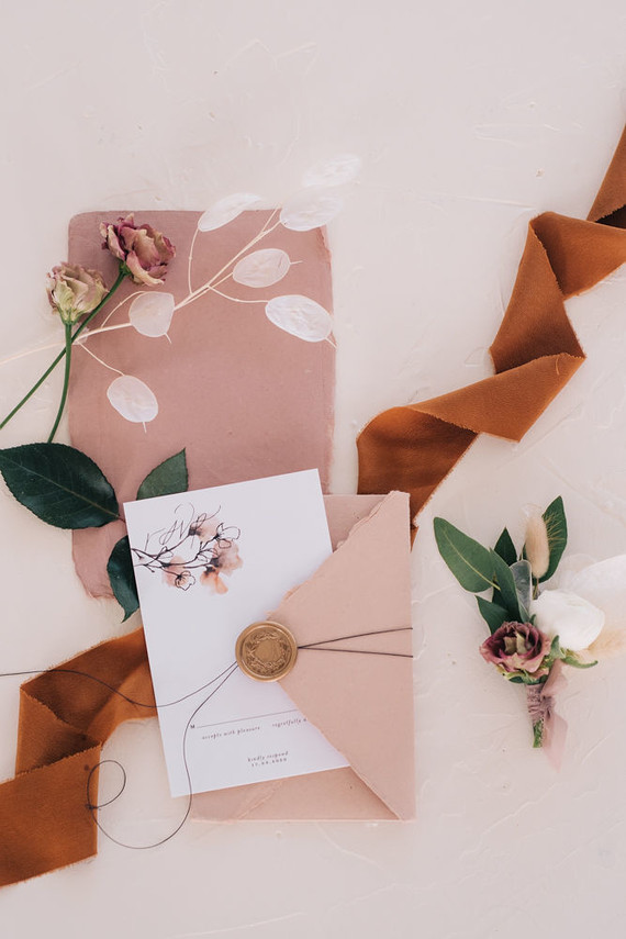 Fall wedding invitations