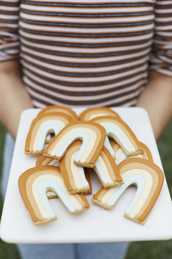 Rainbow sugar cookies