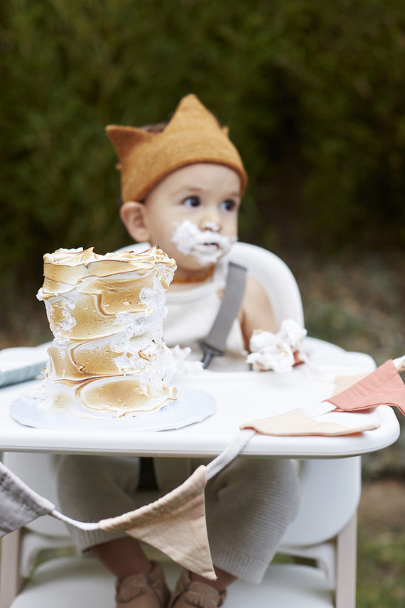 S'mores smash cake