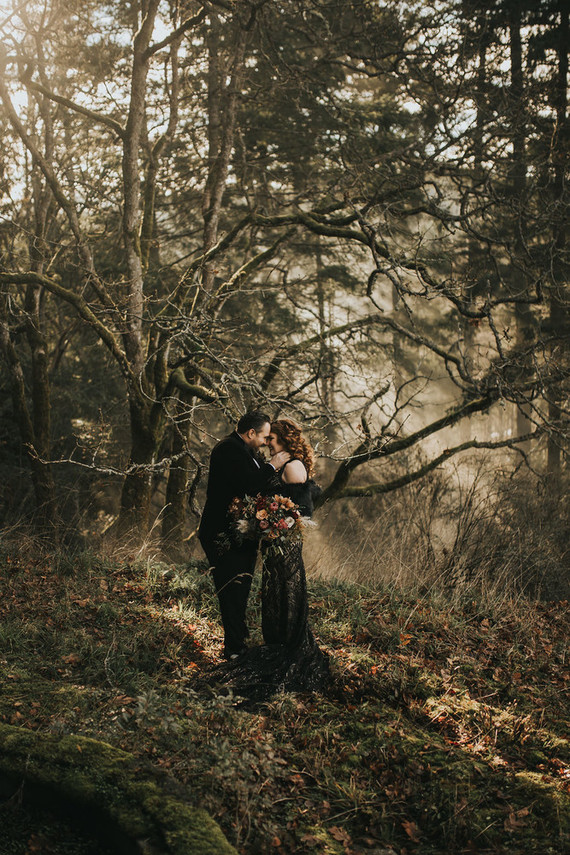 Moody boho NYE wedding