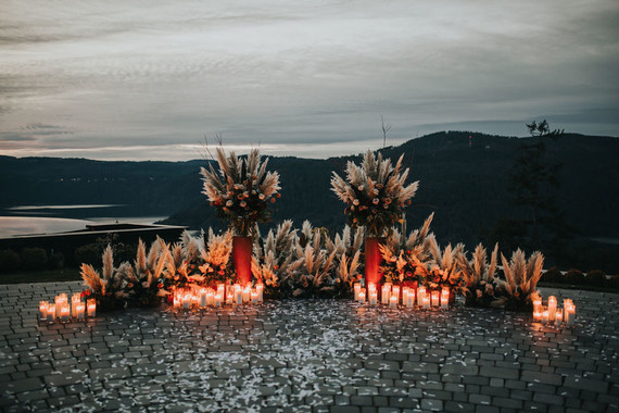 Moody boho NYE wedding