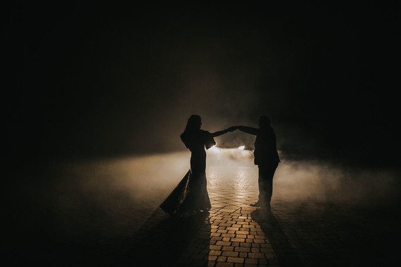 Moody boho NYE wedding