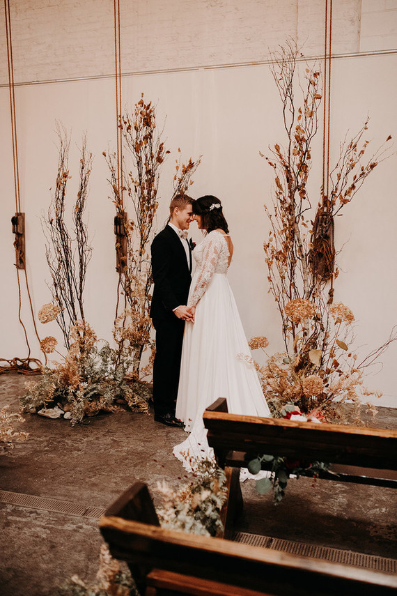 Winery themed wedding inspiration at The Big Fake Wedding San Francisco