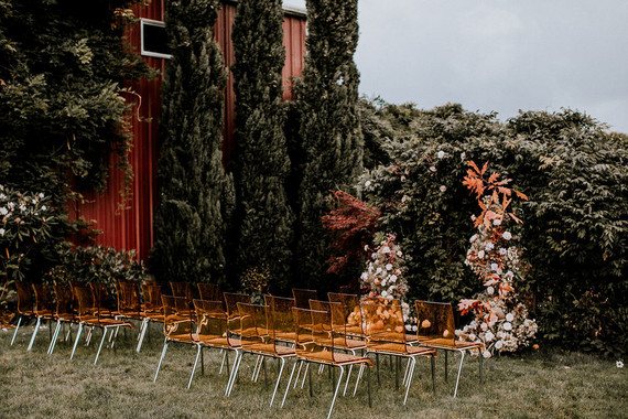 Unique wedding ceremony chairs