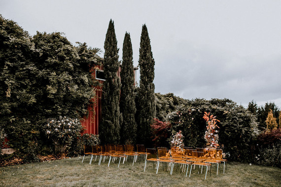 Unique wedding ceremony chairs