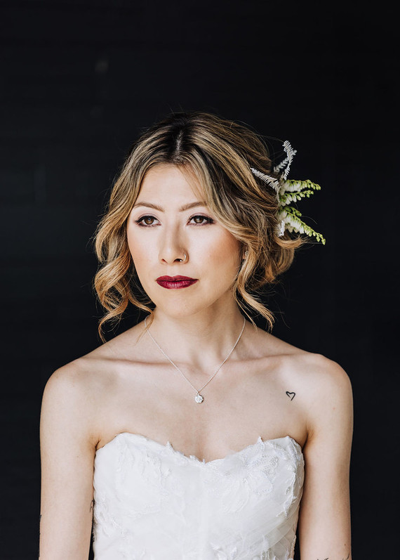 Bridal updo