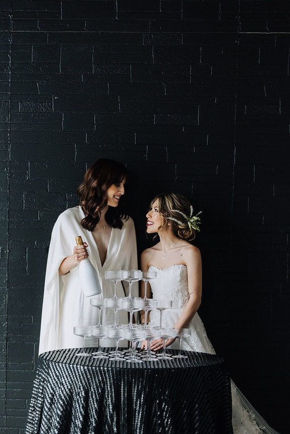 Modern New Years Eve wedding ideas Inspiration