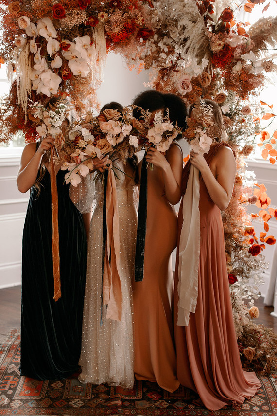 Fall bridesmaid bouquet