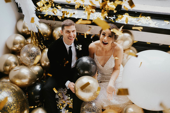 Confetti for NYE wedding Inspiration