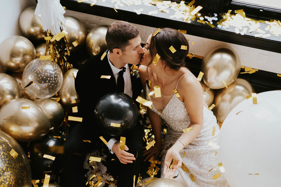 Confetti for NYE wedding