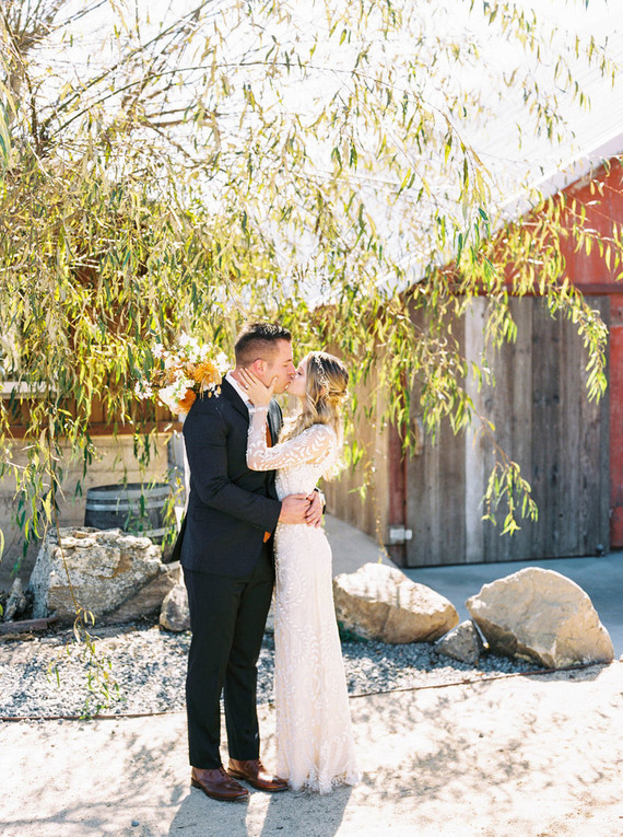 Romantic fall barn wedding at Stemple Creek Ranch