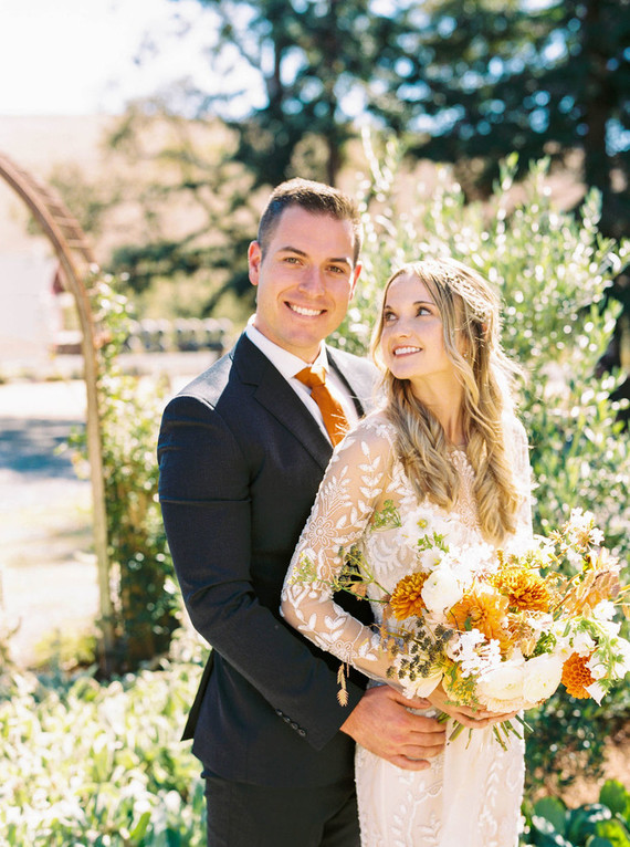 Romantic fall barn wedding at Stemple Creek Ranch