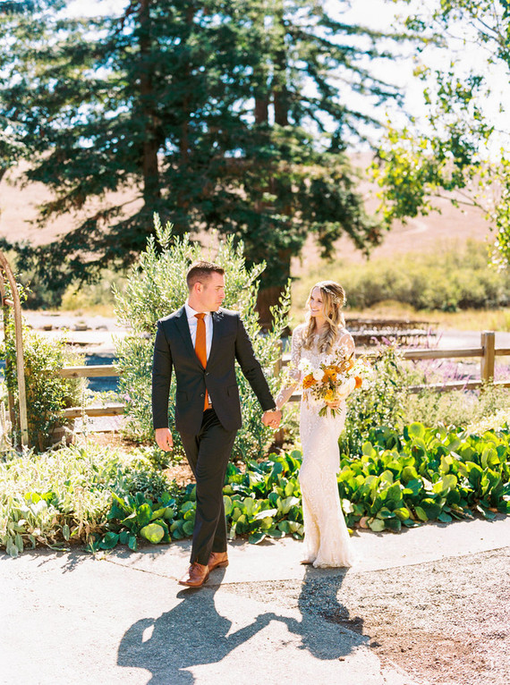 Romantic fall barn wedding at Stemple Creek Ranch