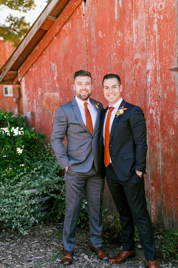 Fall grooms fashion